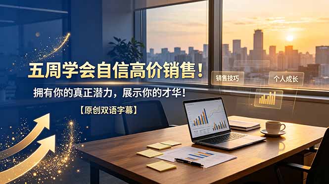 五周学会自信高价销售！拥有你的真正潜力，展示你的才华！【原创双语字幕】-hcnxn