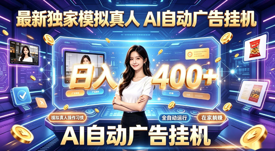 最新独家模拟真人，AI自动挂号挂G，日入400+，全程全自动运行，无需人工【揭秘】-hcnxn