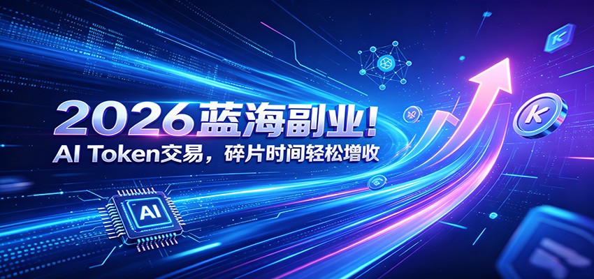 2026蓝海副业！AI Token交易，碎片时间轻松增收-hcnxn