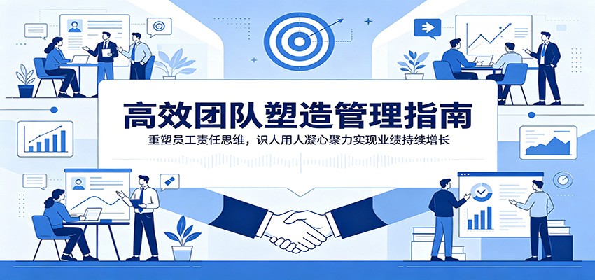 高效团队塑造管理指南：重塑员工责任思维，识人用人凝心聚力实现业绩持续增长-hcnxn
