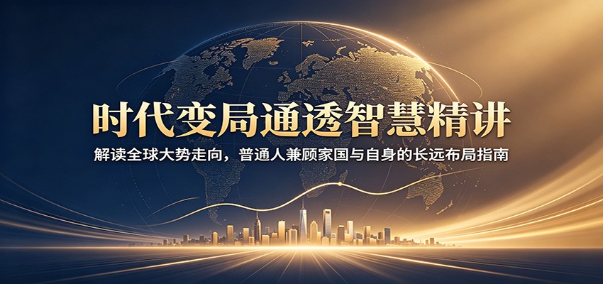 时代变局通透智慧精讲：解读全球大势走向，普通人兼顾家国与自身的长远布局指南-hcnxn