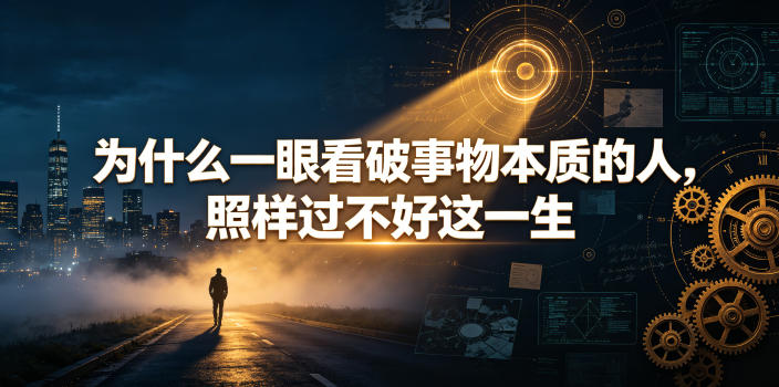 付费文章：为什么一眼看破事物本质的人，照样过不好这一生-hcnxn