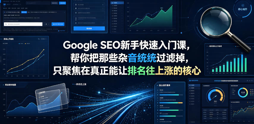 Google SEO新手快速入门课，帮你把那些杂音统统过滤掉，只聚焦在真正能让排名往上涨的核心动作【原创双语字幕】-hcnxn