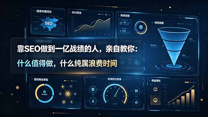 靠SEO做到一亿战绩的人，亲自教你：什么值得做，什么纯属浪费时间【原创双语字幕】-hcnxn