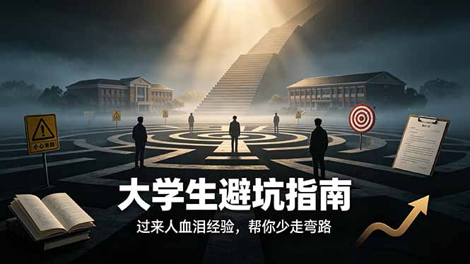 付费文章：大学生避坑指南 ，过来人血泪经验，帮你少走弯路-hcnxn