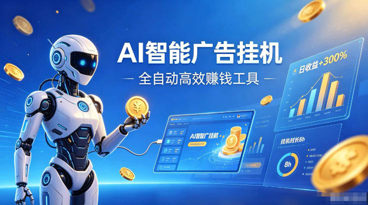 AI智能广告挂G，在家自动賺收益，全程无需人工操作、不用直播、不用拉人【揭秘】-hcnxn