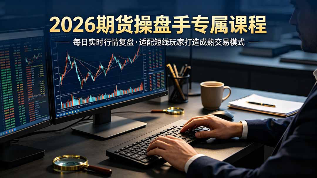 2026期货操盘手专属课程-更新7月11，每日实时行情复盘，适配短线玩家打造成熟交易模式-hcnxn