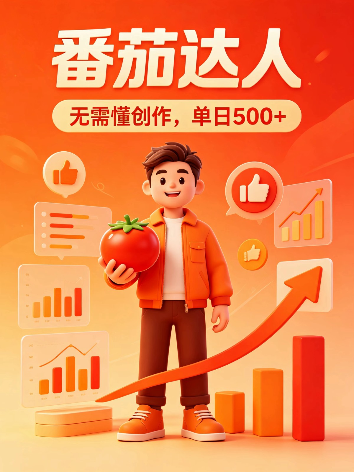番茄小说达人全自动变现，普通人轻松日入500+-hcnxn