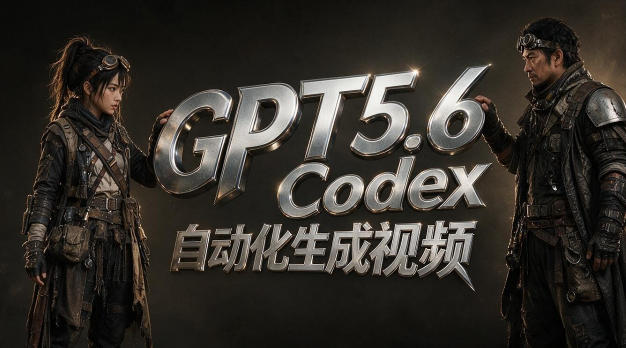 GPT5.6+Codex自动化视频生成：提示词设计×角色设定×封面海报×工作流思路，高效产出AI视频-hcnxn