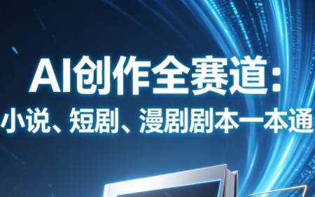 AI创作全赛道：小说、短剧、漫剧剧本一本通(更新7月)-hcnxn