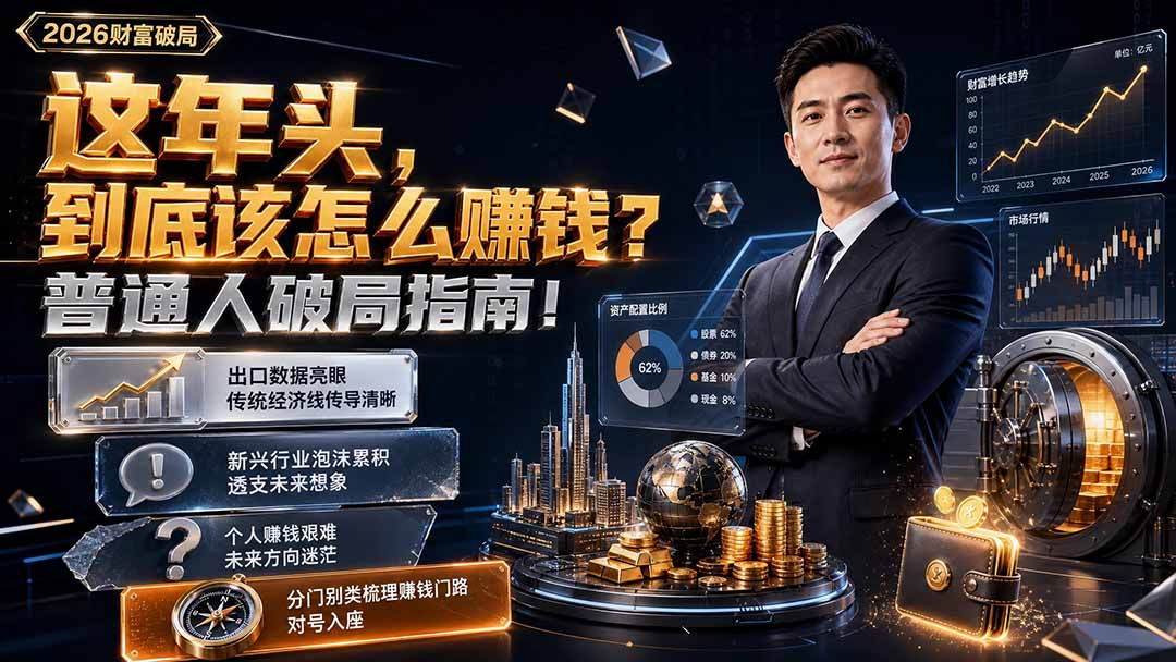 付费文章：这年头，到底该怎么赚钱？普通人破局指南！-hcnxn