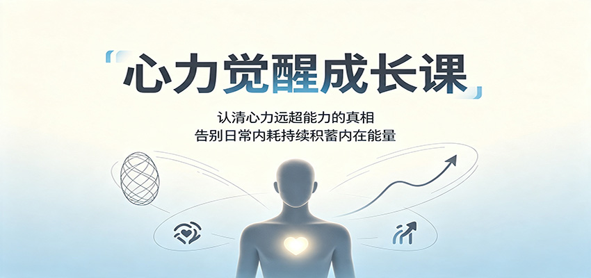 心力觉醒成长课：认清心力远超能力的真相，告别日常内耗持续积蓄内在能量-hcnxn