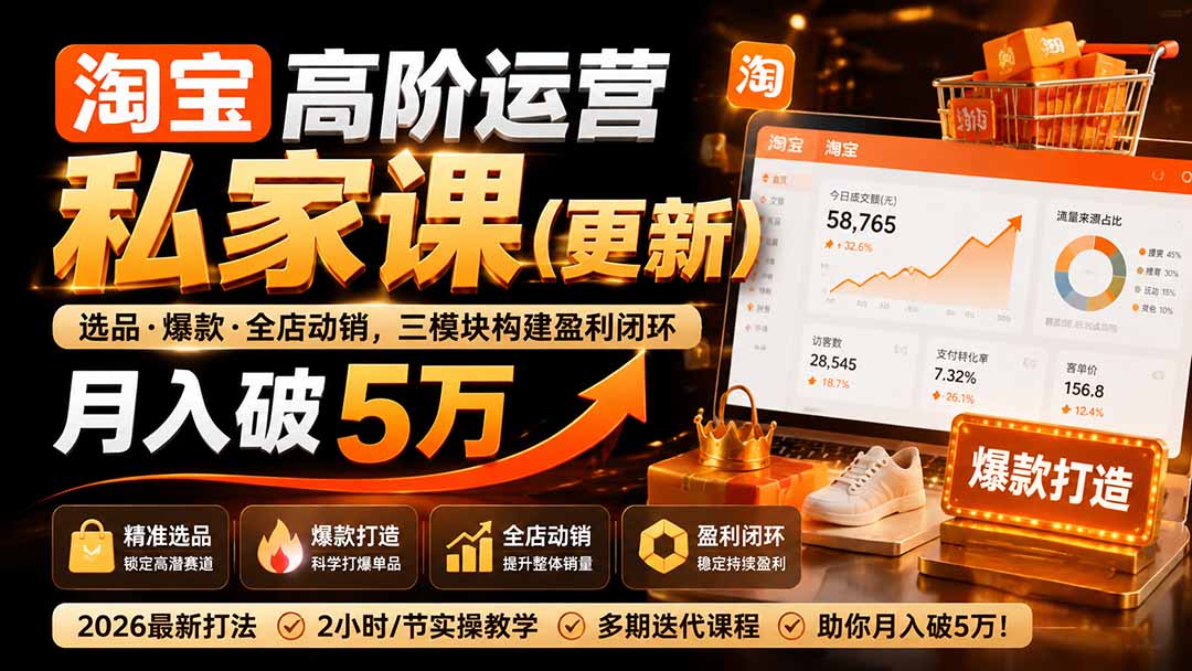 淘宝高阶运营私家课(更新26年-hcnxn