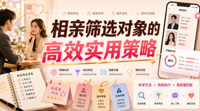 付费文章：相亲筛选对象的高效实用策略-hcnxn