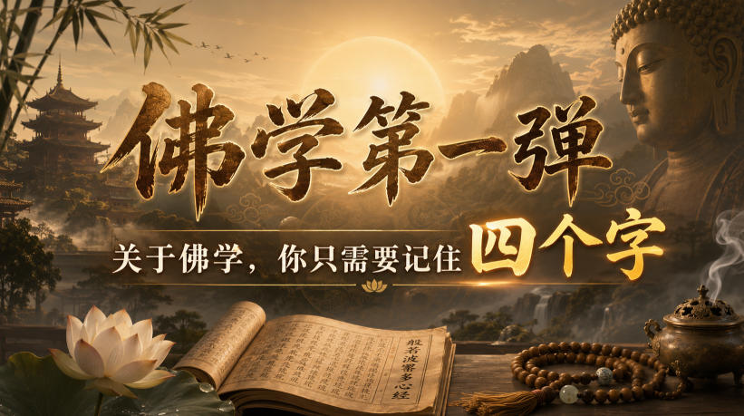 付费文章：佛学第一弹，关于佛学，你只需要记住四个字-hcnxn