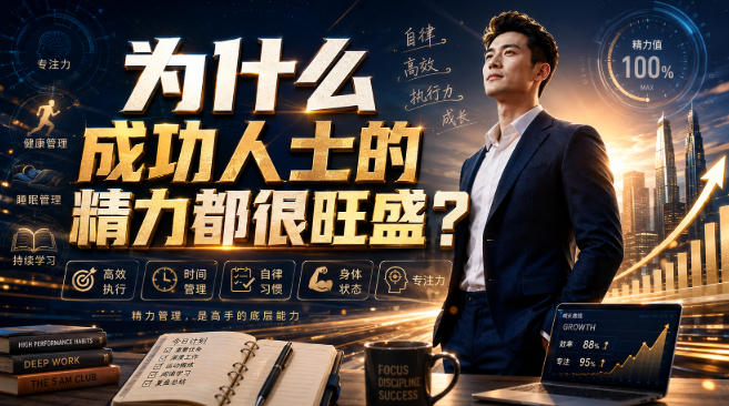付费文章：为什么成功人士的精力都很旺盛？-hcnxn
