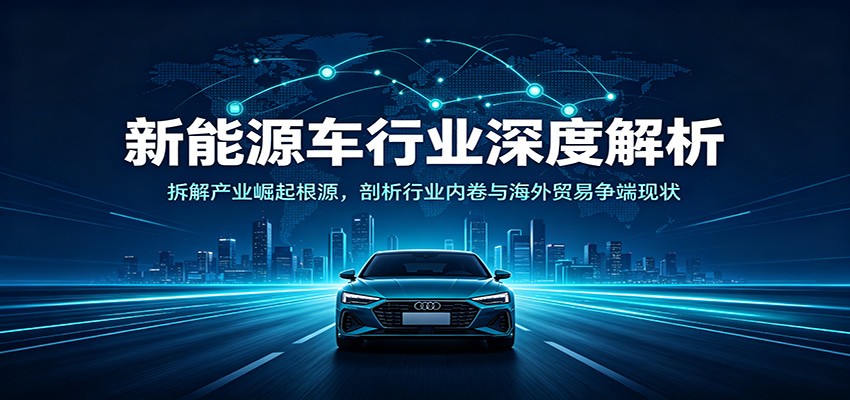 新能源车行业深度解析：拆解产业崛起根源，剖析行业内卷与海外贸易争端现状-hcnxn