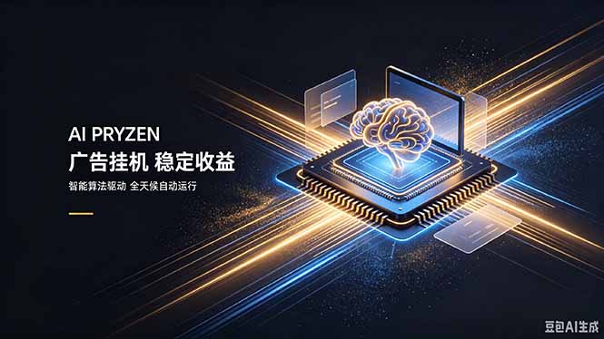 AI Pryzen 广告挂机｜24小时自动跑，日入300-500，新手零门槛-hcnxn