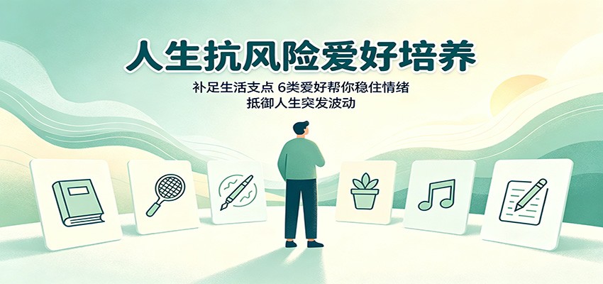 人生抗风险爱好培养：补足生活支点，6类爱好帮你稳住情绪，抵御人生突发波动-hcnxn