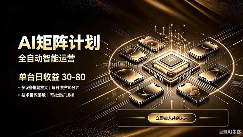 AI智能对话，矩阵规模化创业，全程技术扶持，长久稳定，日入800+-hcnxn