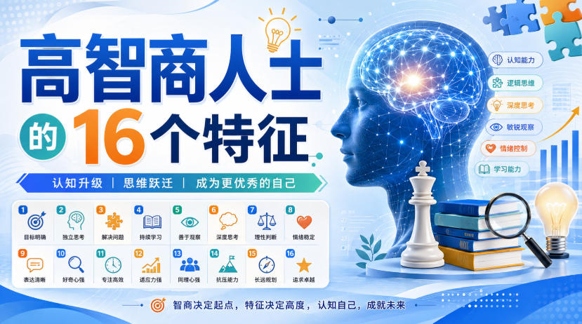 付费文章：高智商人士的16个特征-hcnxn