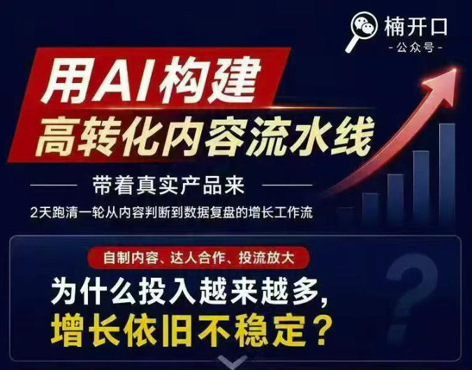 小红书AI内容生产2026年线下课完整现场还原版，用AI构建高转化内容流水线-hcnxn