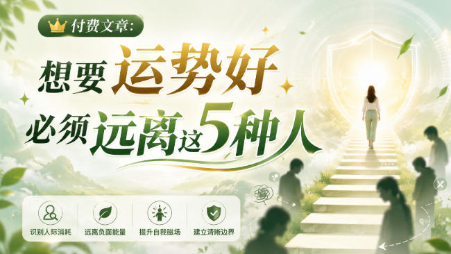 付费文章：想要运势好，必须远离这5种人-hcnxn